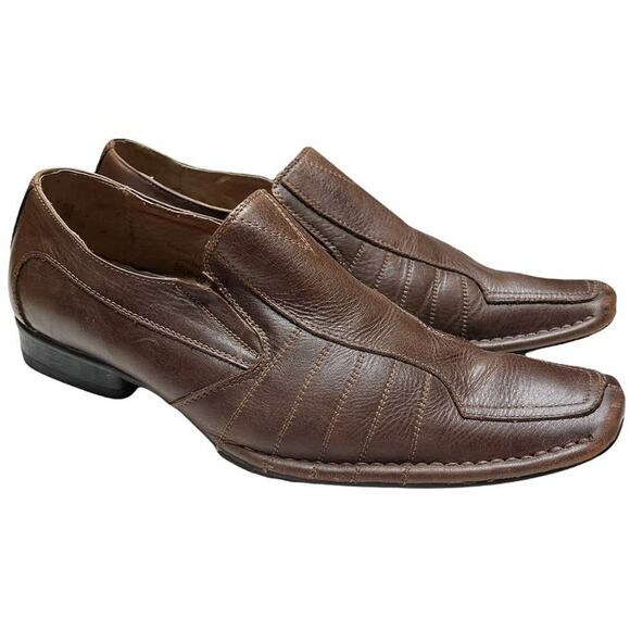 Fratelli Select Brown Leather Loafer - Picture 1 of 7